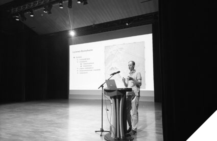 Collega Miel Schurmans gaf een lezing over Blekerheide