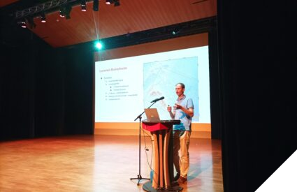 Collega Miel Schurmans gaf een lezing over Blekerheide